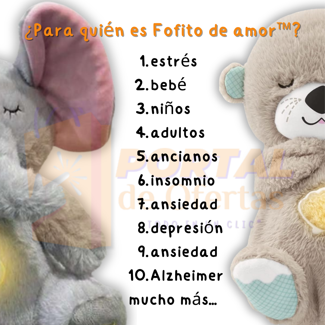 Fofito de Amor™🧸Peluche que Respira💖