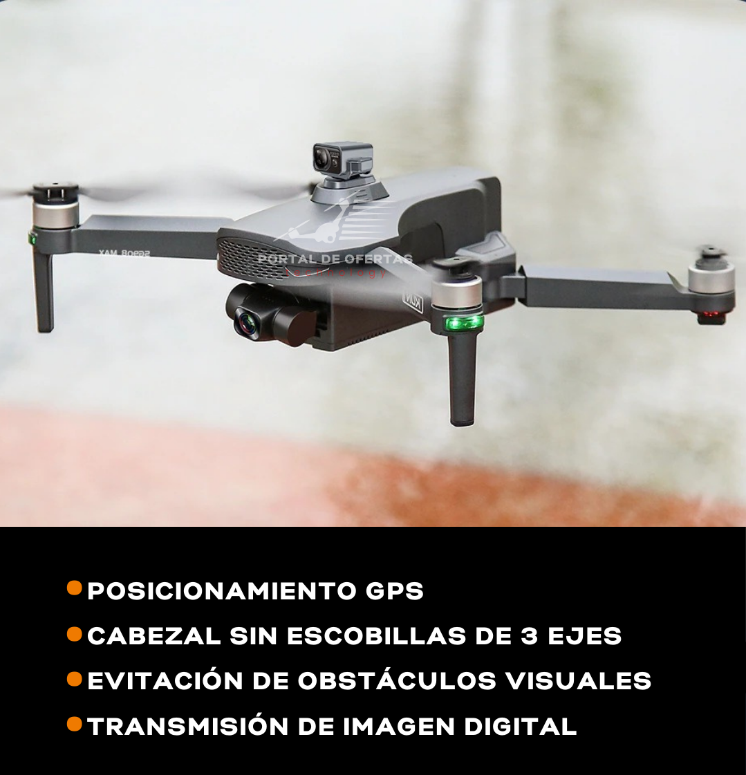 Drone SG908 Max 4K - Vuelos Profesionales con GPS - 3Km