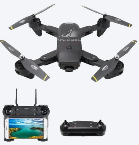 DRONE DM - 107S PLEGABLE CON CAMARA