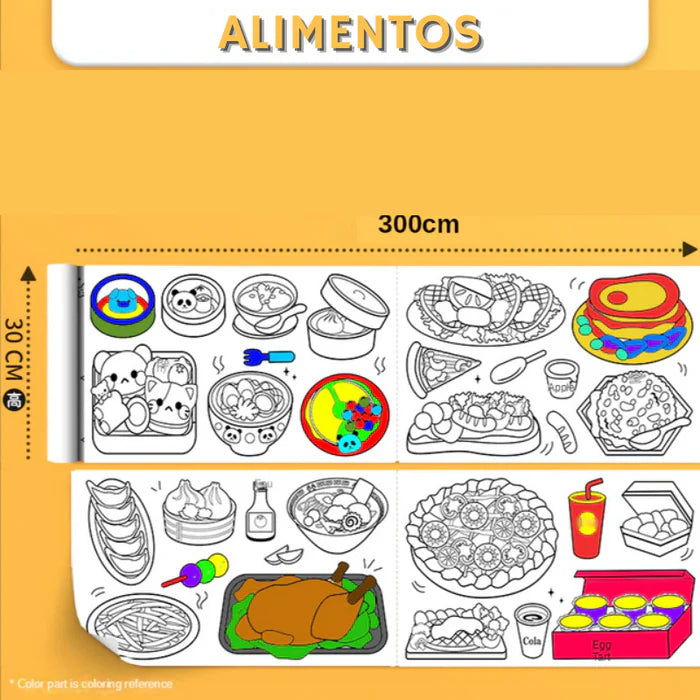 🖍🎨 2 ArteKids - ROLLO DE CREATIVIDAD | ¡Doble diversión y creatividad para los pequeños artistas!