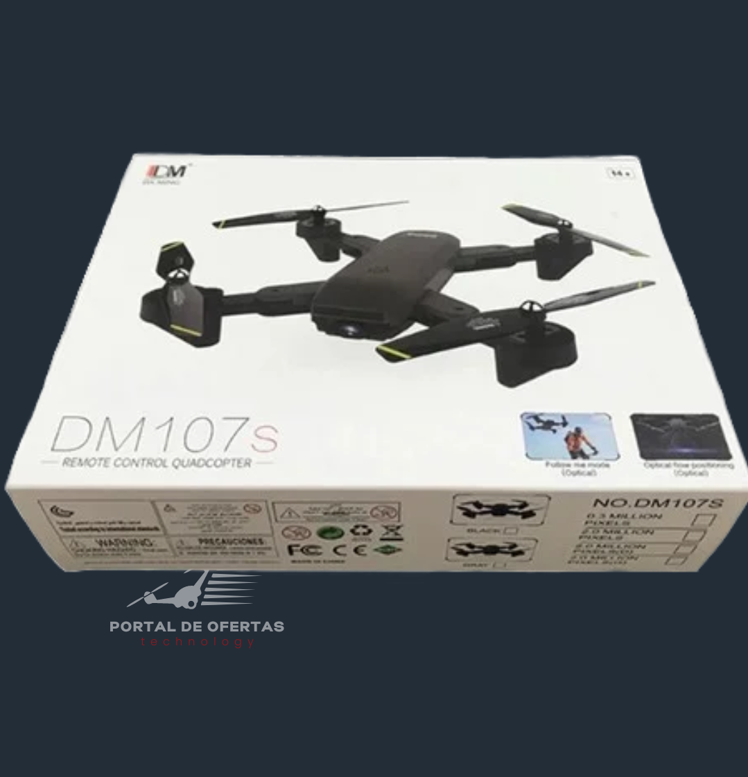 DRONE DM - 107S PLEGABLE CON CAMARA